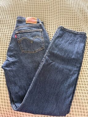 501 Levi's Blue Women's Straight-Leg Jeans